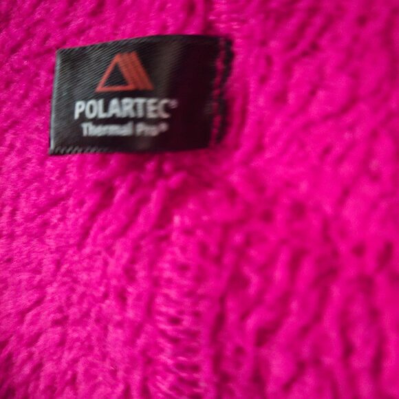 Patagonia Polartech Thermal Pro Re-Tool Snap-T® Pullover, Magenta Women's Medium - Picture 7 of 16